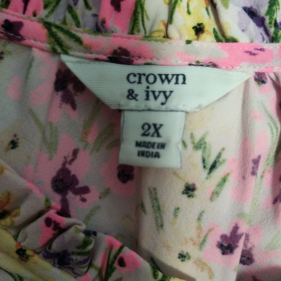 Crown & Ivy / Wild Flowers Dress / Size 2X / NWOT - Picture 4 of 6